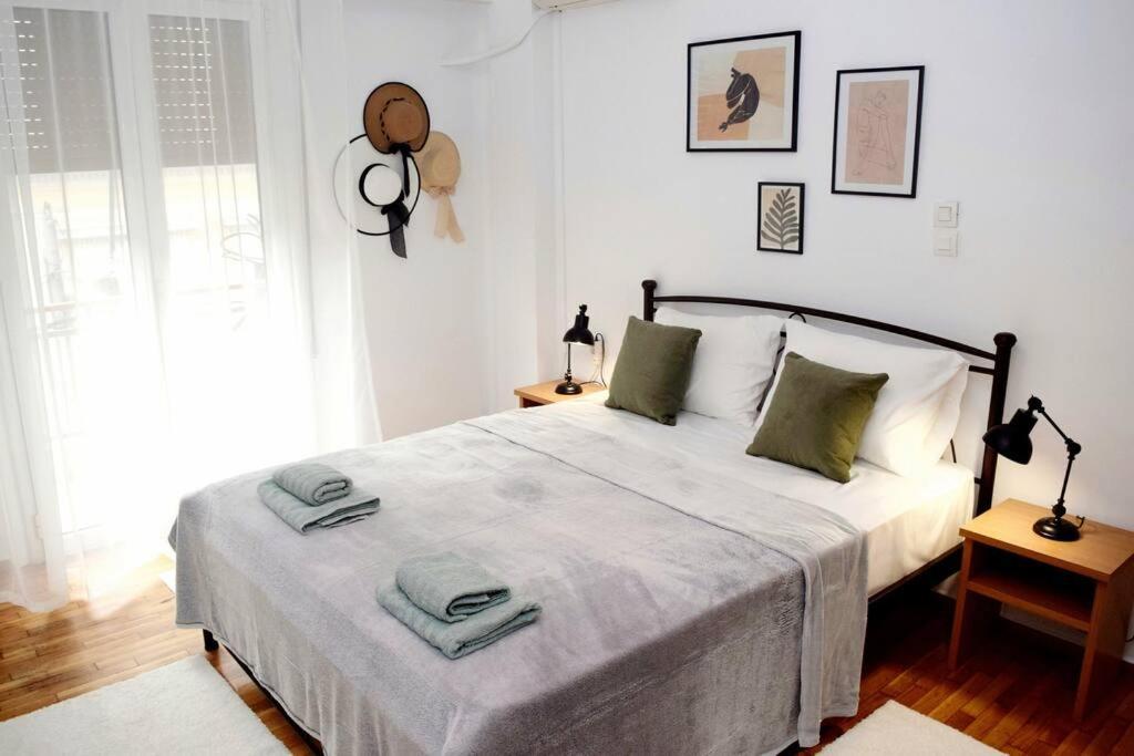 Lovely,Central, Spacious 2-Bedrooms Apartment Pireu Exterior foto